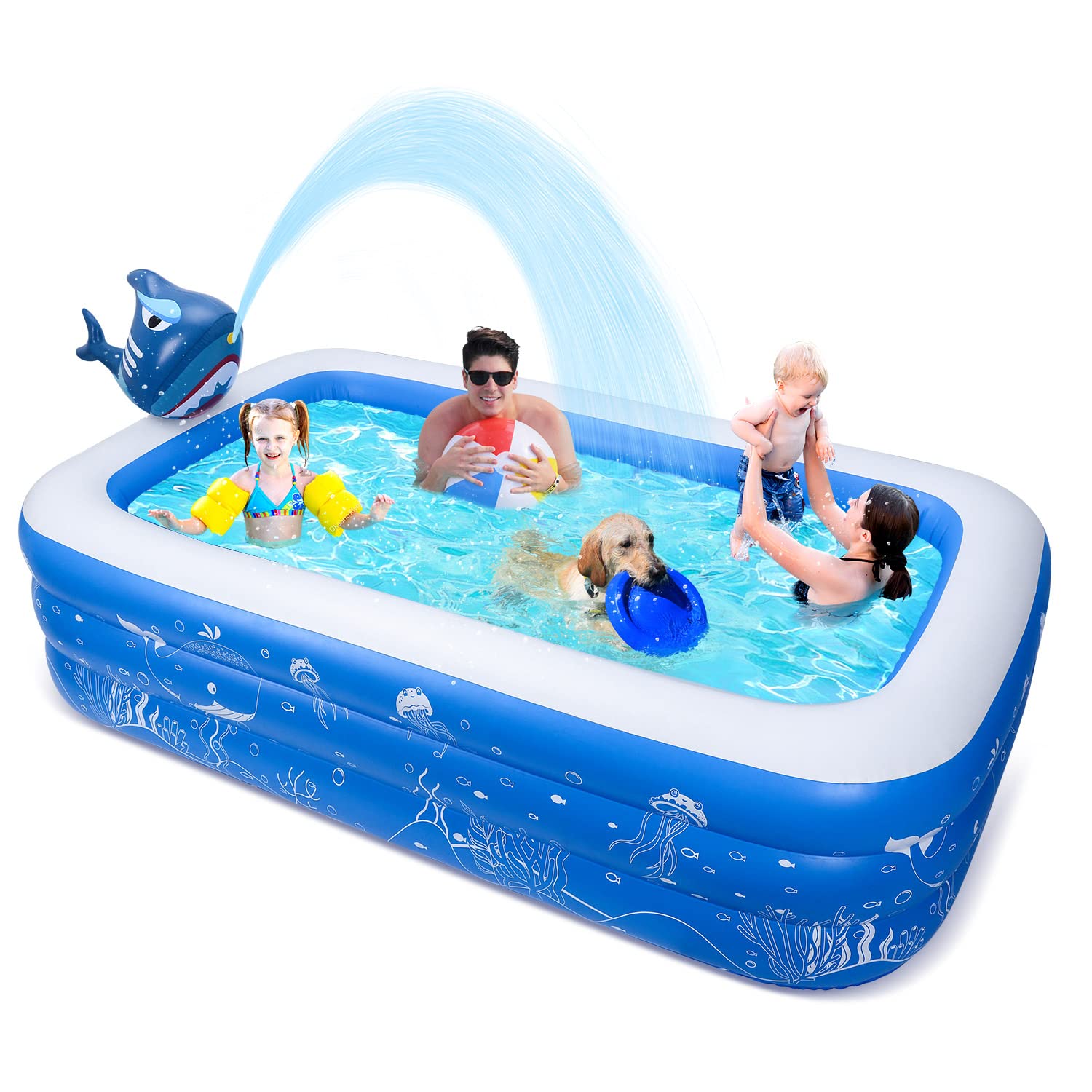 Shoppe Inflatable Pool Inflatable Swimming Pool, JOYSPLASH 94