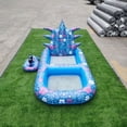 thumbnail image 1 of Inflatable Swimming Pool Pineapple Floating Row Air Cushion Bed Summer Water Floating Hammock Air Mattress Water Sports Toys, 1 of 7