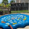 thumbnail image 1 of Inflatable Swimming Pool, Portable Swimming Pool with Water Sprinklers, Alphabet & Number Learning Mat, Summer Yard Lawn Play, Outdoor Play Area, 1 of 6