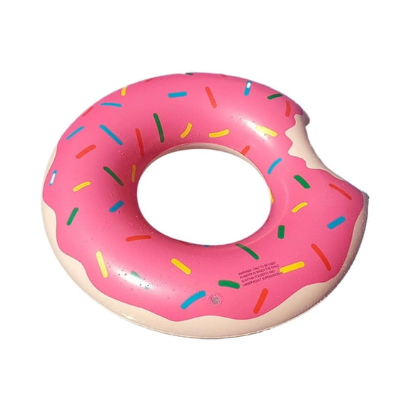 Inflatable Swimming Ring, Durable Thickened PVC Pool Float, Large Inflatable Pool Float for Adults, Classic Striped Swim Rings Swimming Pool Tubes for Teens Summer Beach Themed Party - Color B