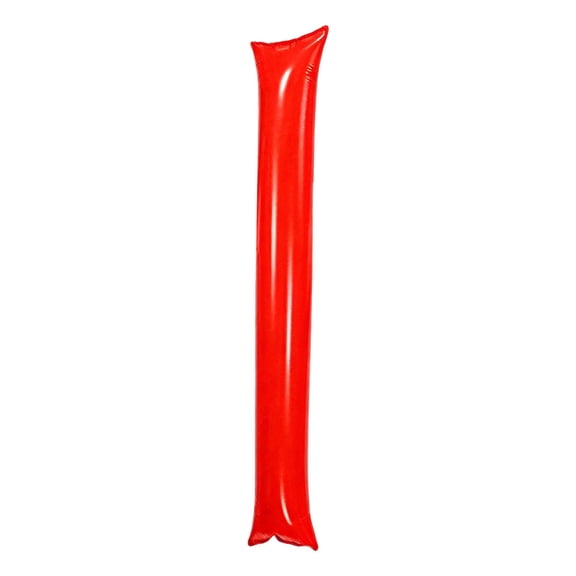Inflatable Thunder Sticks Noise Makers For Sports Events, Plastic Cheering Clapper Spirit Sticks, Fan Cheerleading Boom Sticks For Game Day, Red