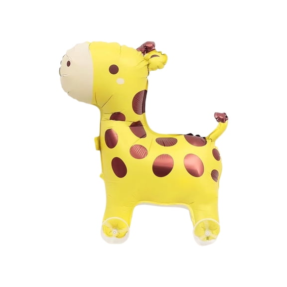 Inflatable Toy For Indoor And Outdoor Play Pushable Enhanced Balloon With Wheels That Promotes And Durability For Kids