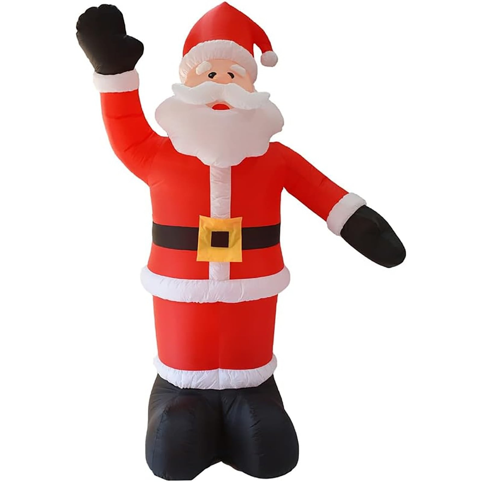 Inflatable Toy Inflatable Christmas Santa with Built-In LED Light for Festive Indoor and Outdoor Decorations Ideal Cartoon Santa Dolls for Gardens