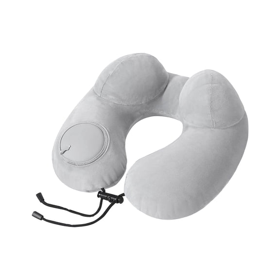 Inflatable Travel Neck Pillow For Airplane Sleeping Blow Up Neck Support Air U Shape Pillow Traveling On Plane Long Flights Washable