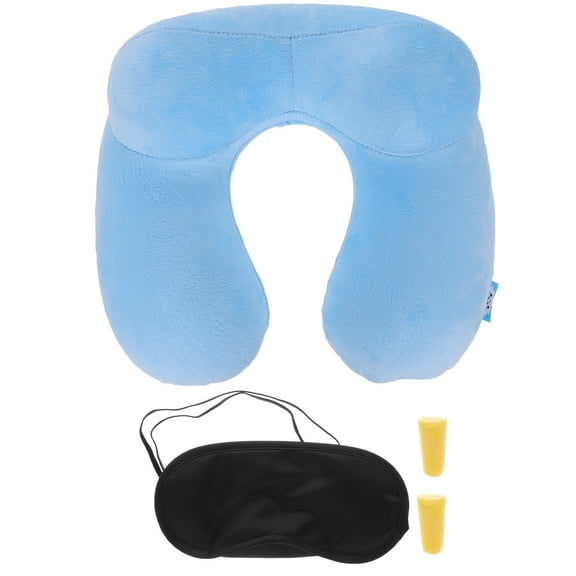 FONDOTIN Car Neck Pillow U Shaped Travel Neck Pillow PVC 1Pack