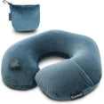 thumbnail image 1 of Inflatable Travel Neck Pillow for Airplane Train Car Washable Pillowcase U Shaped Office Napping Pillow, 1 of 2
