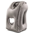 thumbnail image 1 of Inflatable Travel Pillow, Airplane Neck Pillow Comfortably Supports Head and Chin for Airplanes, Trains, Cars and Office Napping with 3D Eye Mask, Earplugs and Portable Drawstring Bag (Grey), 1 of 15