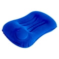 thumbnail image 1 of Inflatable Travel Pillow Portable Foldable Air Cushion for Outdoor Nap, Lumbar Support Midday Rest for Camping Hiking Airplane - Blue, 1 of 5