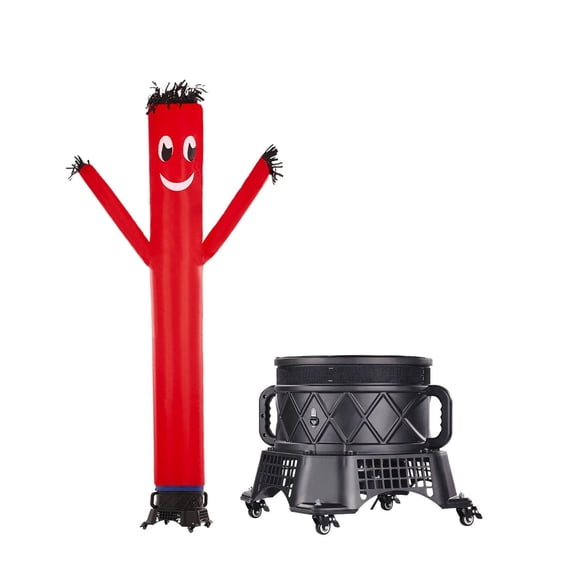 Inflatable Tube Man, 10ft Wacky Waving Dancer with Blower - Outdoor Advertising, Store Promotion, Event Decoration - Red, 9/10 HP, IPX3 Waterproof