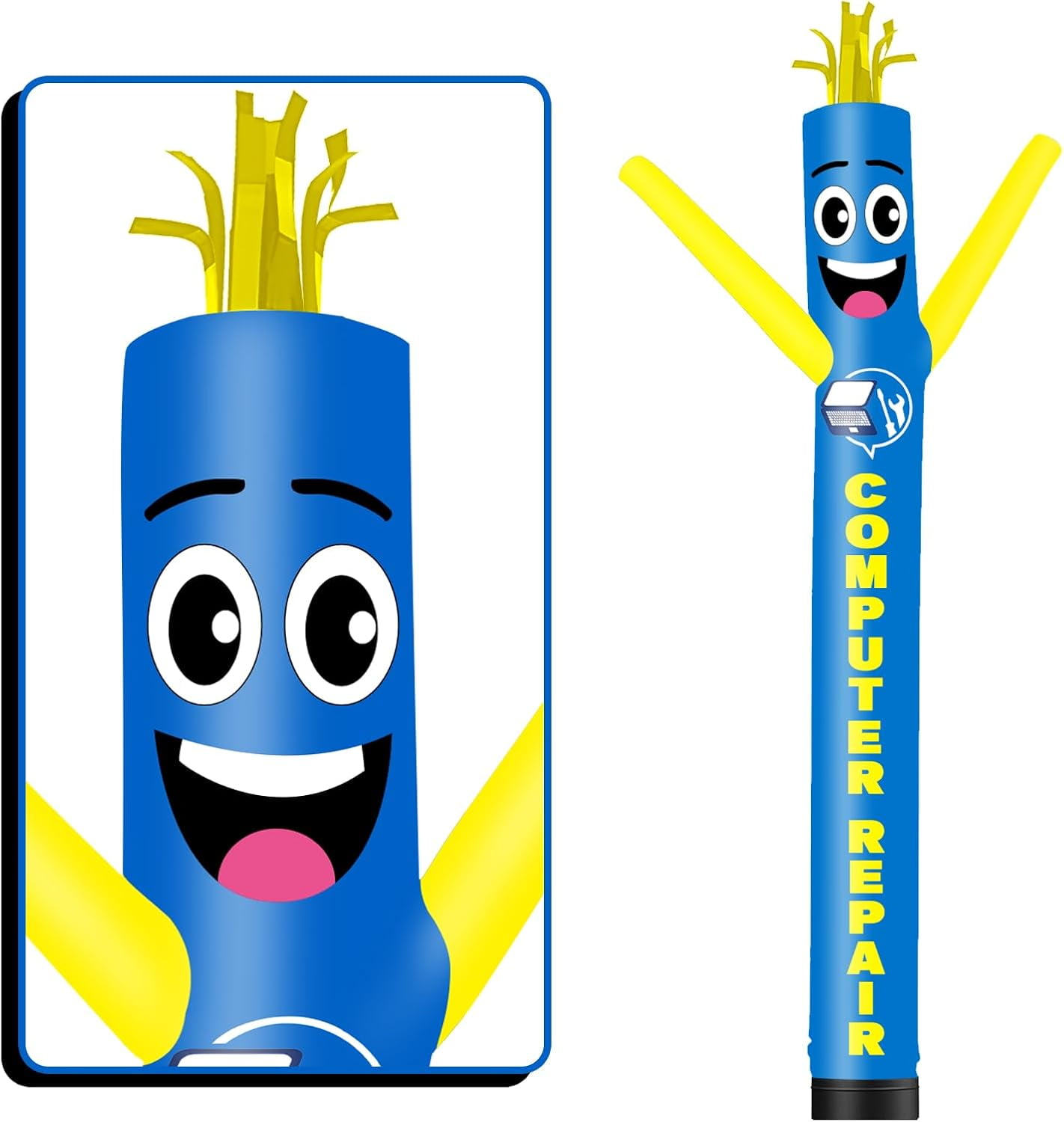 Inflatable Tube Man Computer Repair Wacky Wavy Dancing Guy for Outdoor ...