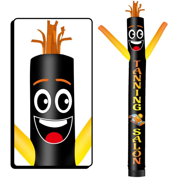 Inflatable Tube Man Tanning Salon Wacky Wavy Dancing Guy for Outdoor Decoration Advertising Business Promotion (Blower Not Included)