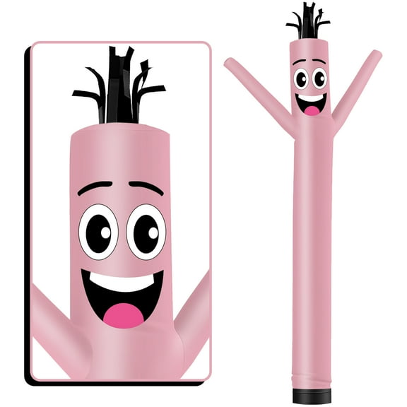 Inflatable Tube Man Wacky Wavy Dancing Guy for Outdoor Decoration Advertising Business Promotion -Pink (Blower Not Included)