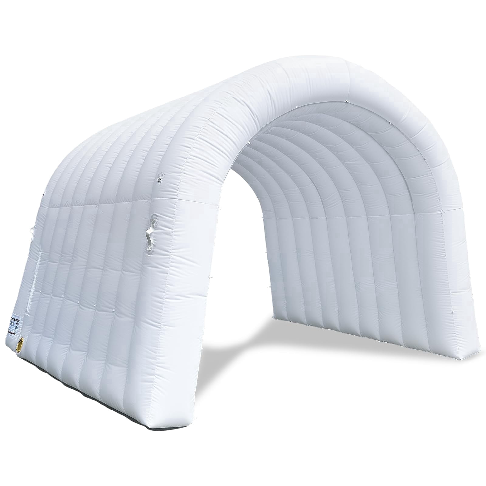 Inflatable Tunnel Sports Entrance with Internal Blower, 10x10x9ft Inflatable Tunnel Tent for Business Advertising Event Exhibition Promotion,Street,Shop,Supermarket,School White