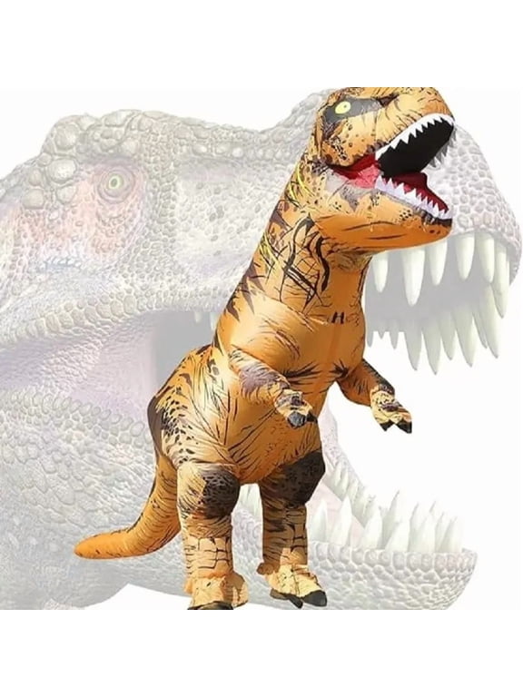Inflatable Tyrannosaurus Rex Dinosaur Costume, Fun Halloween Costumes Inflatable Dinosaur Costumes for Halloween Parties and Role-playing
