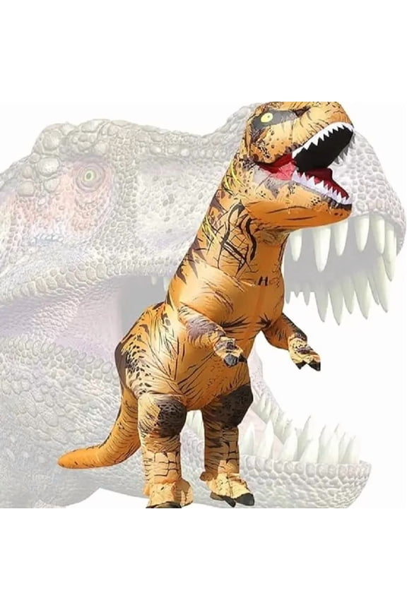 Inflatable Tyrannosaurus Rex Dinosaur Costume, Fun Halloween Costumes Inflatable Dinosaur Costumes for Halloween Parties and Role-playing