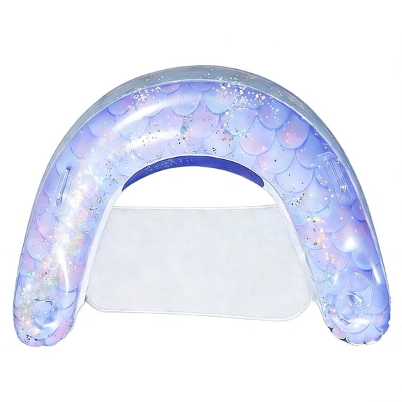 Inflatable U Shape Pool Float Lounges Chair Durability Swimming Pool Chair Lounges Chairs Floating Bed