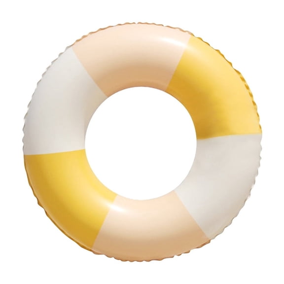 Inflatable Underarm Swim Ring Life Buoyancy Float Retro Classic Design Durable Pool Beach Water Leisure Accessory