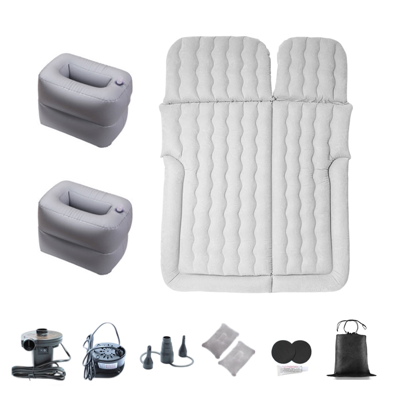 Inflatable Vehicle Mattress 250kg Capacity With Builtin Pumps 3 Minutes Setups Antislip Surfaces For Road Trip