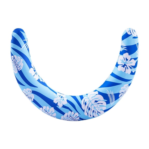 Inflatable Water Hammock, Blue PVC Semi-Curved, 1 Piece 29.5 x 23.6 Inch, Floating Recliner Lounge Float for Pool Beach Lake Summer Water Relaxation
