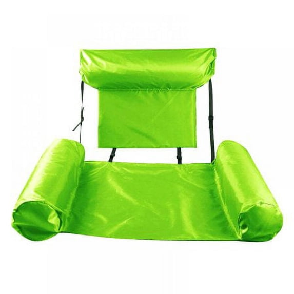 Inflatable Water Hammock Pool Float Floating Bed Lounge Chair Foldable Floating Row Chair Beach Swimming Pool Pool Seat for Indoor Outdoor