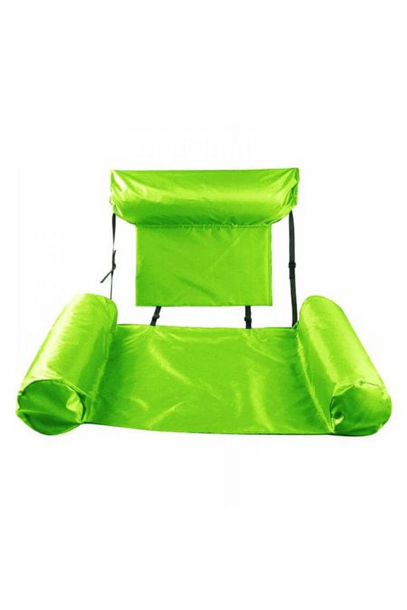Inflatable Water Hammock Pool Float Floating Bed Lounge Chair Foldable Floating Row Chair Beach Swimming Pool Pool Seat for Indoor Outdoor