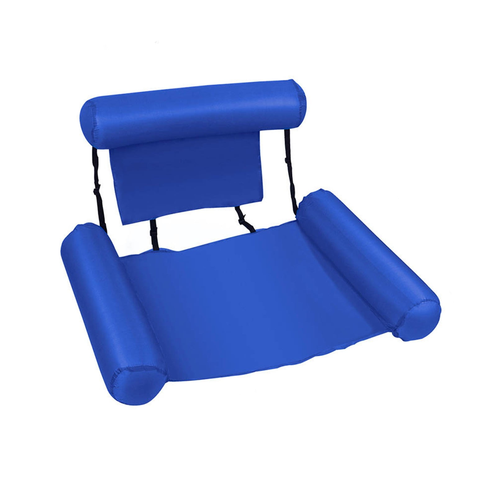 Inflatable Water Swimming Chair Folding Pool Float Seat Backrest Bed ...