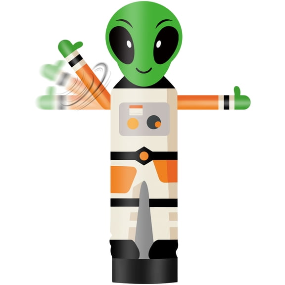 Inflatable Wavers Alien One-Arm Waving Tube Man Wacky Wavy Dancing Guy for Outdoor Decoration Advertising Business Promotion (Blower Not Included)