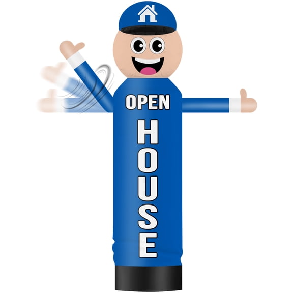 Inflatable Wavers Open House One-Arm Waving Tube Man Wacky Wavy Dancing Guy for Outdoor Decoration Advertising Business Promotion (Blower Not Included)