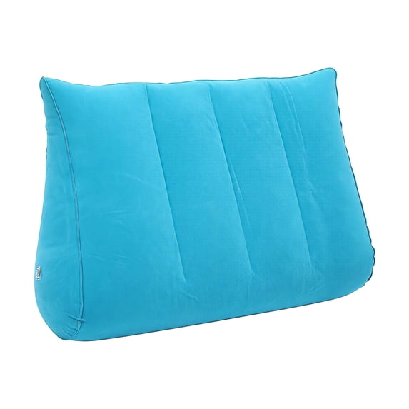 Inflatable Wedge Pillow, Lightweight Portable & Washable Travel Wedge Pillow for Sleeping, Reading, Camping, Back Support and Leg Elevation