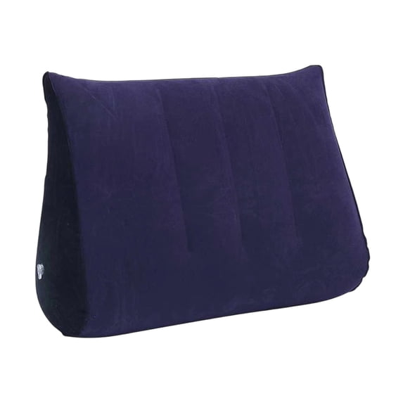 Inflatable Wedge Pillow, Lightweight Portable & Washable Travel Wedge Pillow for Sleeping, Reading, Camping, Back Support and Leg Elevation