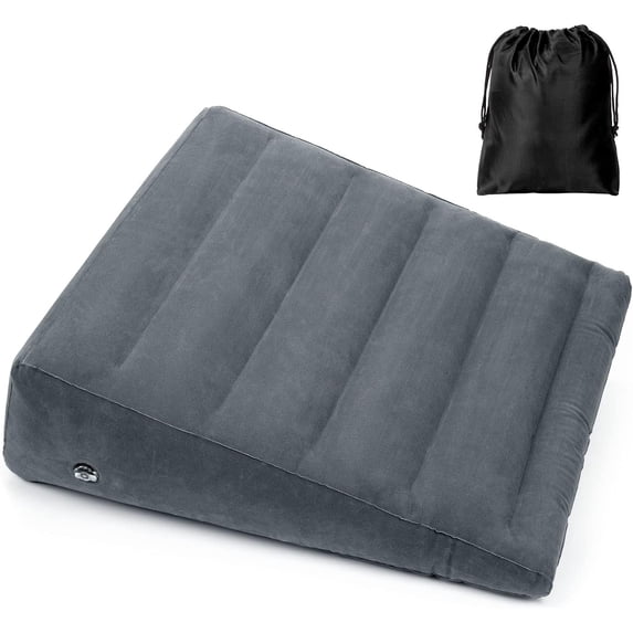 Deflation Inflatable Inflatable Wedge Pillow, Portable Travel Wedge Pillow, Fast Inflation ...