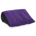 thumbnail image 1 of Inflatable Wedge Pillow for Acid Reflux, Triangular Lumber for Bed Sleeping, Purple, 17 x 14 x 7.5 in, 1 of 6