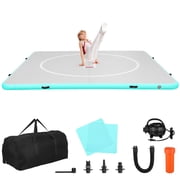 Inflatable Wrestling Mat, 10FT PVC Landing Training Mat Foldable for Home Gym