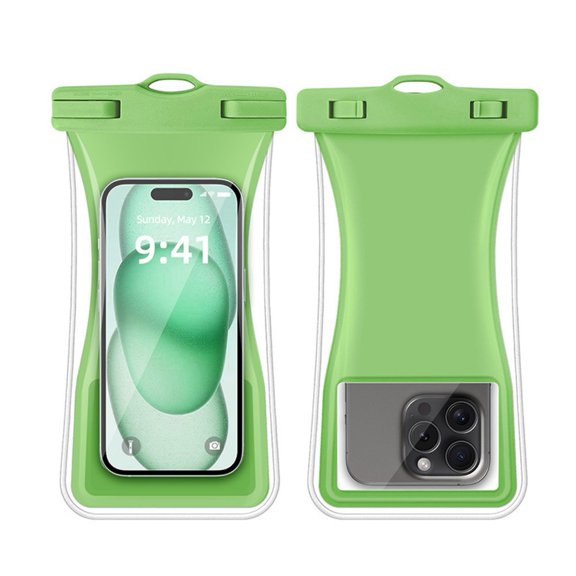 Inflatable airbag touch screen floating mobile phone waterproof bag