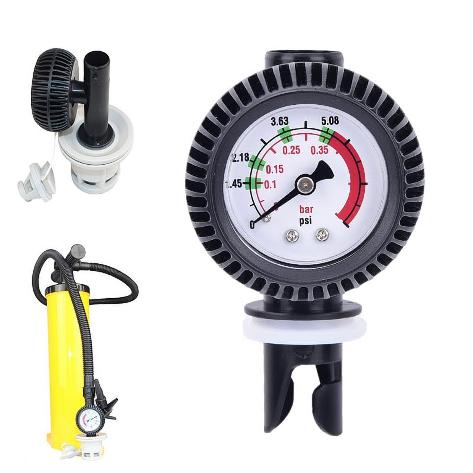 Inflatable boat air pressure gauge air connector for kayak Raft sup