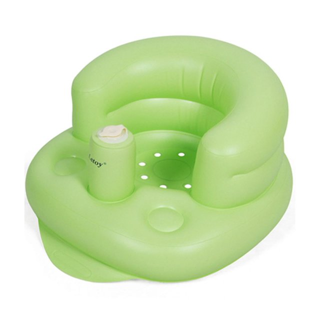 Inflatable children's school seat inflatable baby bath stool pvc