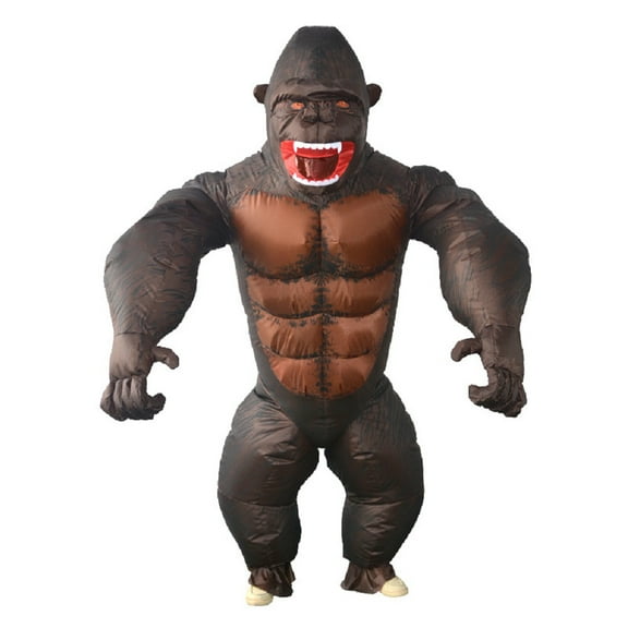 Inflatable orangutan costume Cosplay costume mascot Animal Monkey Halloween Purim Carnival fancy costume