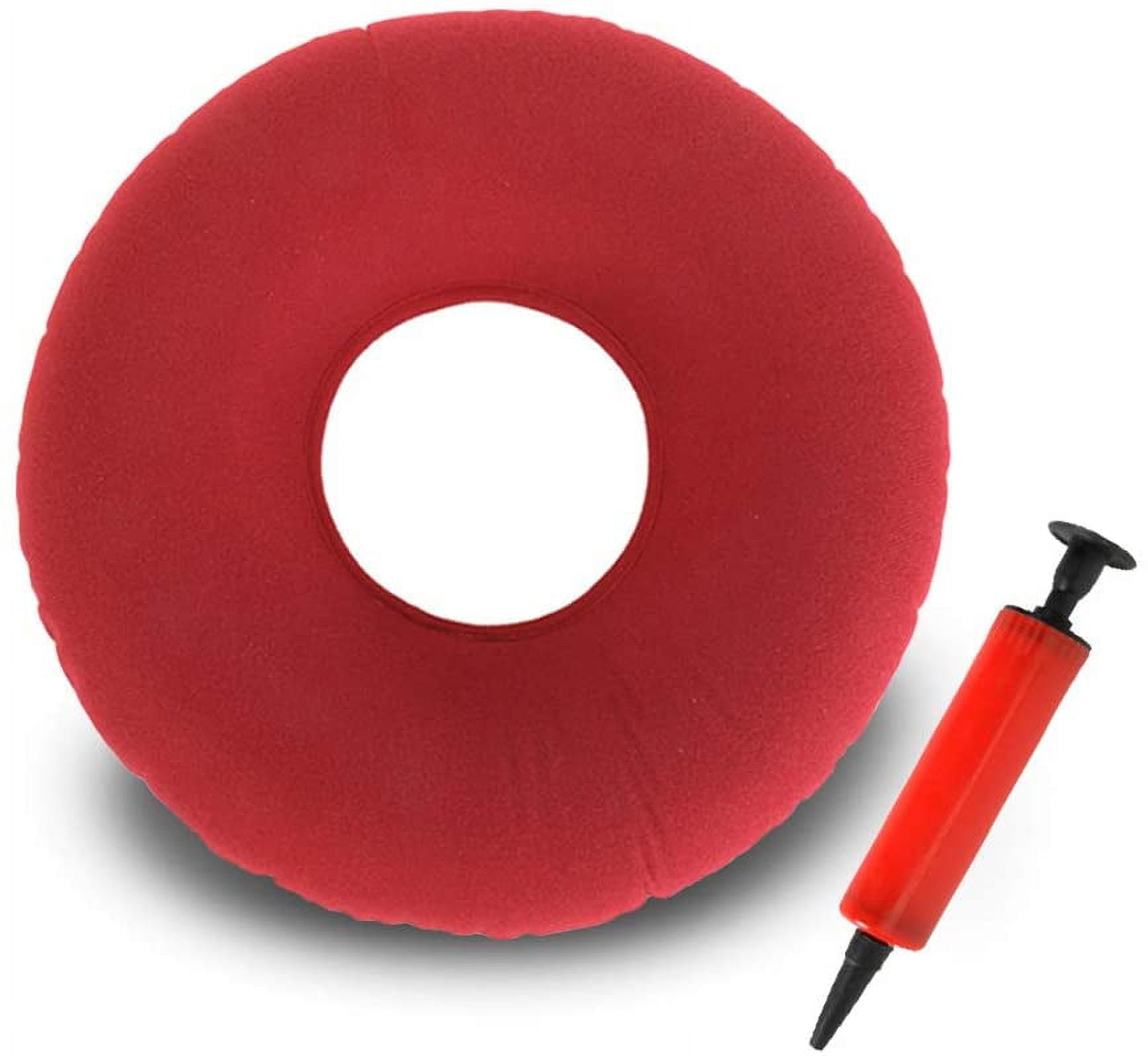 Inflatable seat cushion, donut seat cushion orthopedic, inflatable seat
