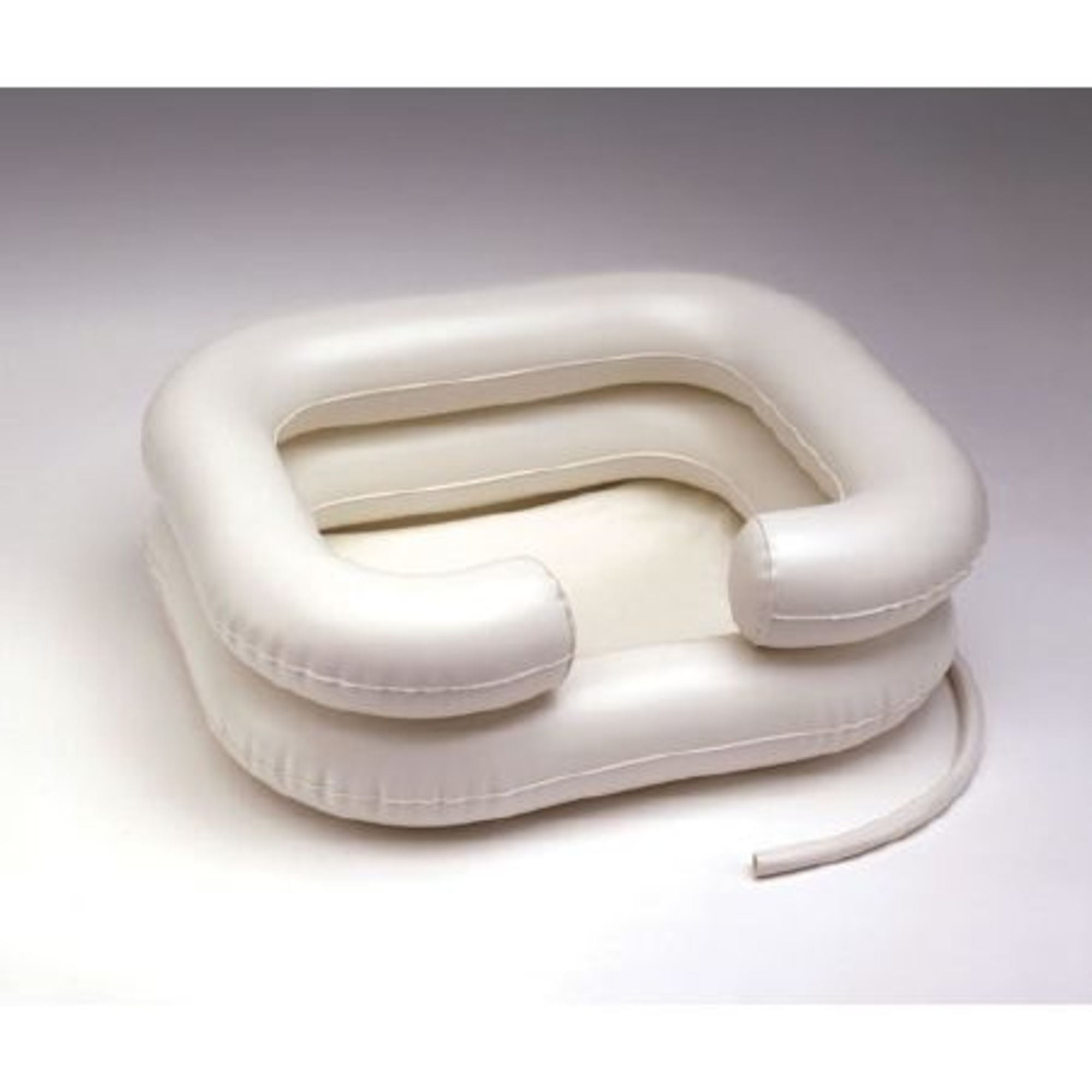 Inflatable shampoo basin