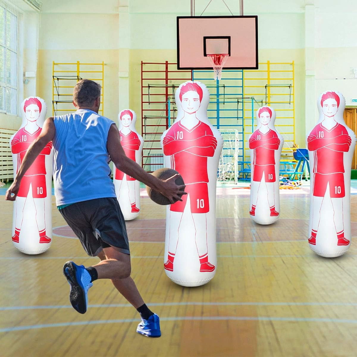 Training Inflatable Column Inflatable striking column, inflatable wall tumbler, boxing column ...