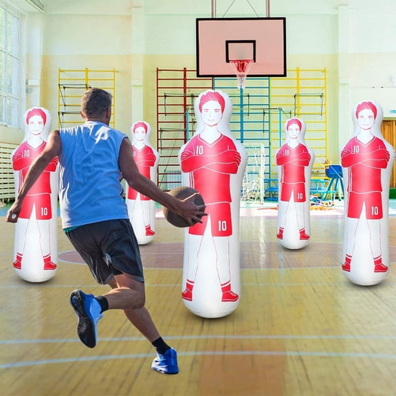 Inflatable striking column, inflatable wall tumbler, boxing column, football training air wall obstacle