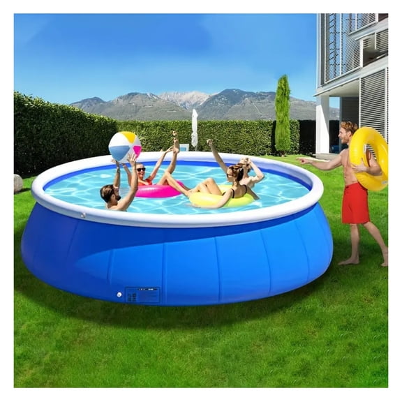 Inflatable swimming pool305*76 inflatable coil mesh pool
