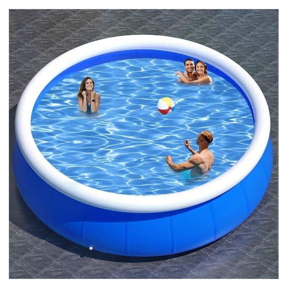 Inflatable swimming pool366*76 inflatable coil mesh pool