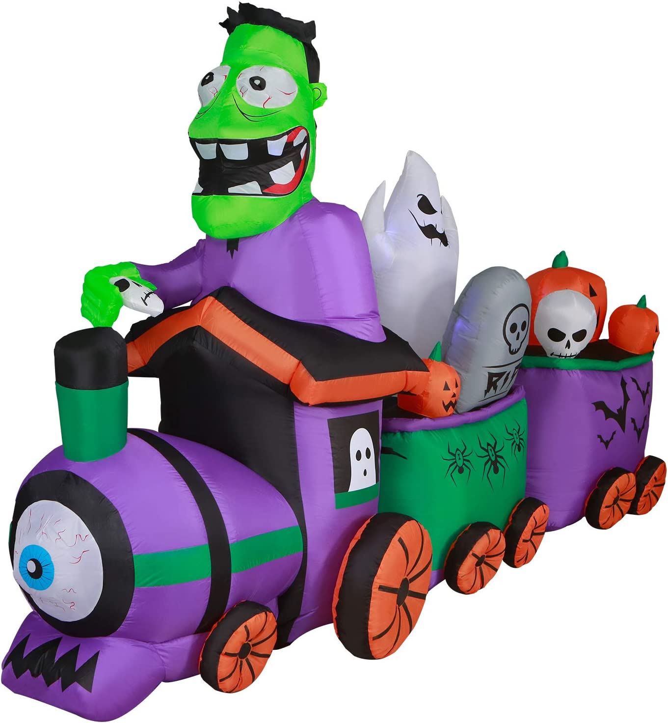 Inflatables Large 8 Ft Clown Ice Cream Truck Inflatable Outdoor