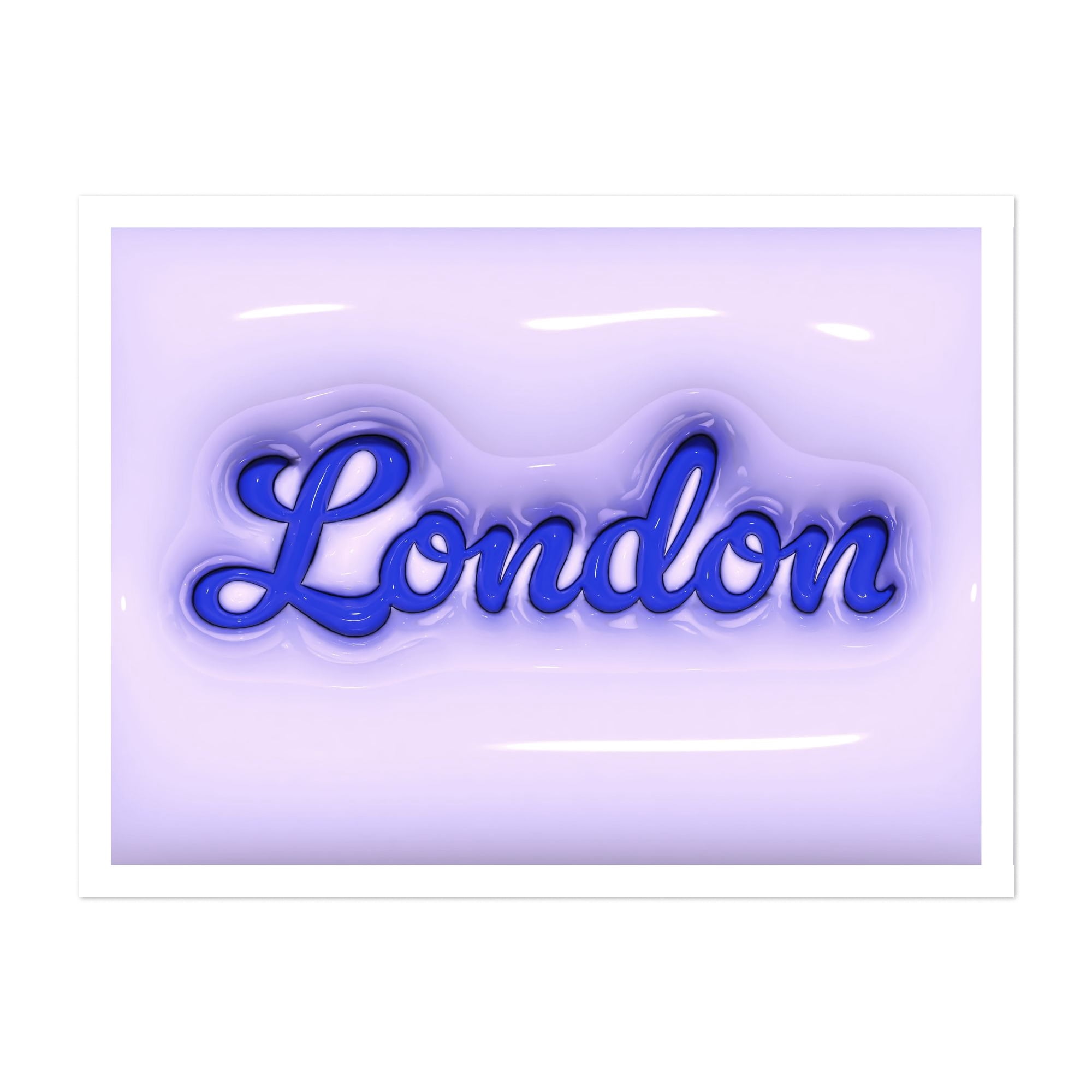 Inflate London - London England United Kingdom Typography City Modern ...