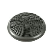 Inflated Stability Wobble Cushion Extra Thick Core Balance-Disc Wiggle Seat for Improving Core Strength Relieving Back Pain (Grey)