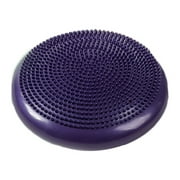 Inflated Stability Wobble Cushion Extra Thick Core Balance-Disc Wiggle Seat for Improving Core Strength Relieving Back Pain (Purple)