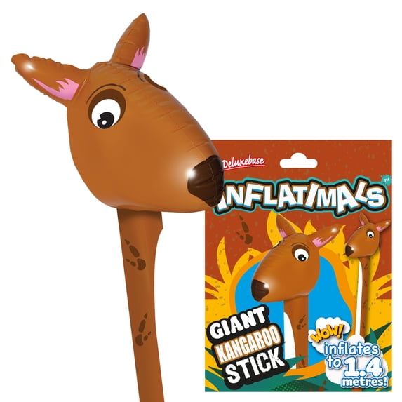 Inflatimals - Kangaroo from Deluxebase. Inflatable Blow up Kangaroo. Perfect Inflatable Kangaroo Toys, Party Gifts, Birthday Decoration and Kids Party Favors. Great for Australian Party Supplies.