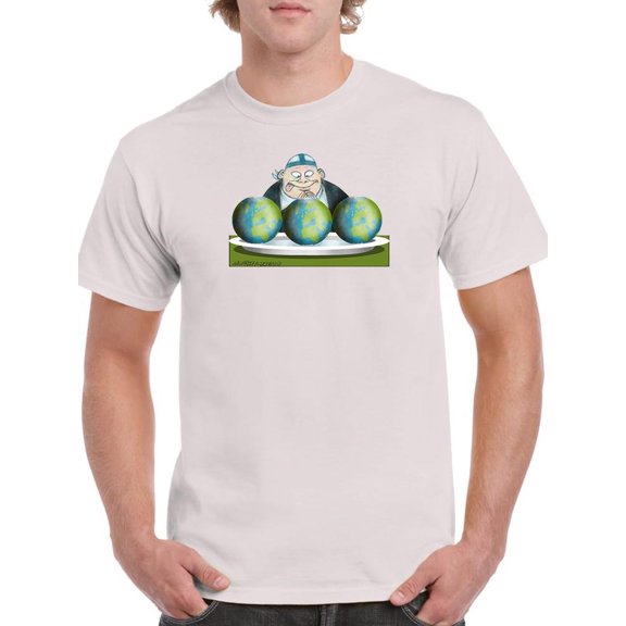 Inflation Cravings T-Shirt Men -Wilfred Hildonen Designs, Male XX-Large