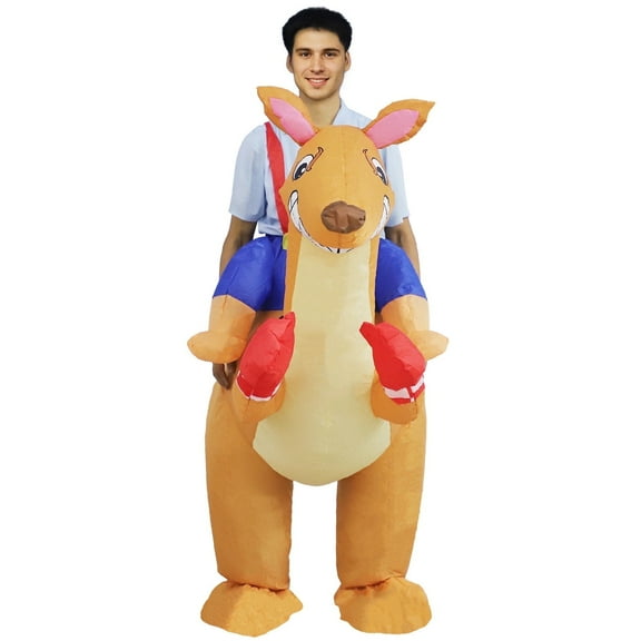 InfleasJoiy Kangaroo Adult Fun Costume for Big & Tall, One Size